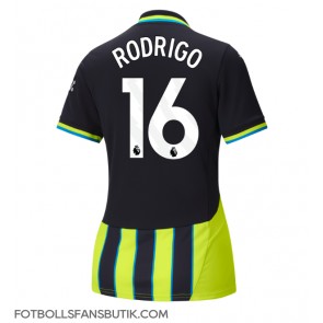 Manchester City Rodri Hernandez #16 Replika Bortatröja Damer 2024-25 Kortärmad